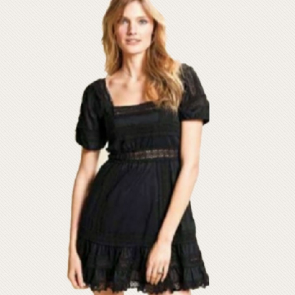 Little Black Dress with Ruffles.